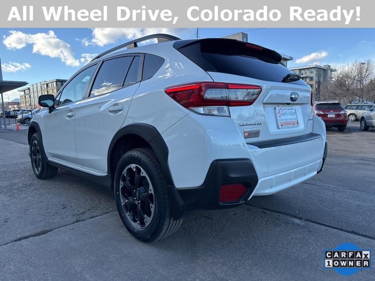 2021 Crystal White Pearl /Black W/Orange Stitching Subaru Crosstrek Premium (JF2GTAEC9M8) with an 2.0L DOHC engine, CVT transmission, located at 10890 W. Colfax Ave., Lakewood, CO, 80215, (303) 274-7692, 39.739914, -105.120132 - 2021 Subaru Crosstrek CARFAX One-Owner. AWD<br><br>D1 Auto NEVER charges dealer fees! All cars have clean titles and have been inspected for mechanical issues. We have financing for everyone. Good credit, bad credit, first time buyers.<br>Clean CARFAX.<br>Please call Lakewood Location 303-274-7692 o - Photo#6