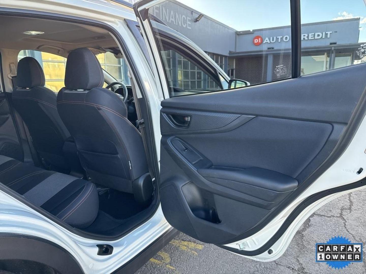 2021 Crystal White Pearl /Black W/Orange Stitching Subaru Crosstrek Premium (JF2GTAEC9M8) with an 2.0L DOHC engine, CVT transmission, located at 10890 W. Colfax Ave., Lakewood, CO, 80215, (303) 274-7692, 39.739914, -105.120132 - 2021 Subaru Crosstrek CARFAX One-Owner. AWD<br><br>D1 Auto NEVER charges dealer fees! All cars have clean titles and have been inspected for mechanical issues. We have financing for everyone. Good credit, bad credit, first time buyers.<br>Clean CARFAX.<br>Please call Lakewood Location 303-274-7692 o - Photo#31