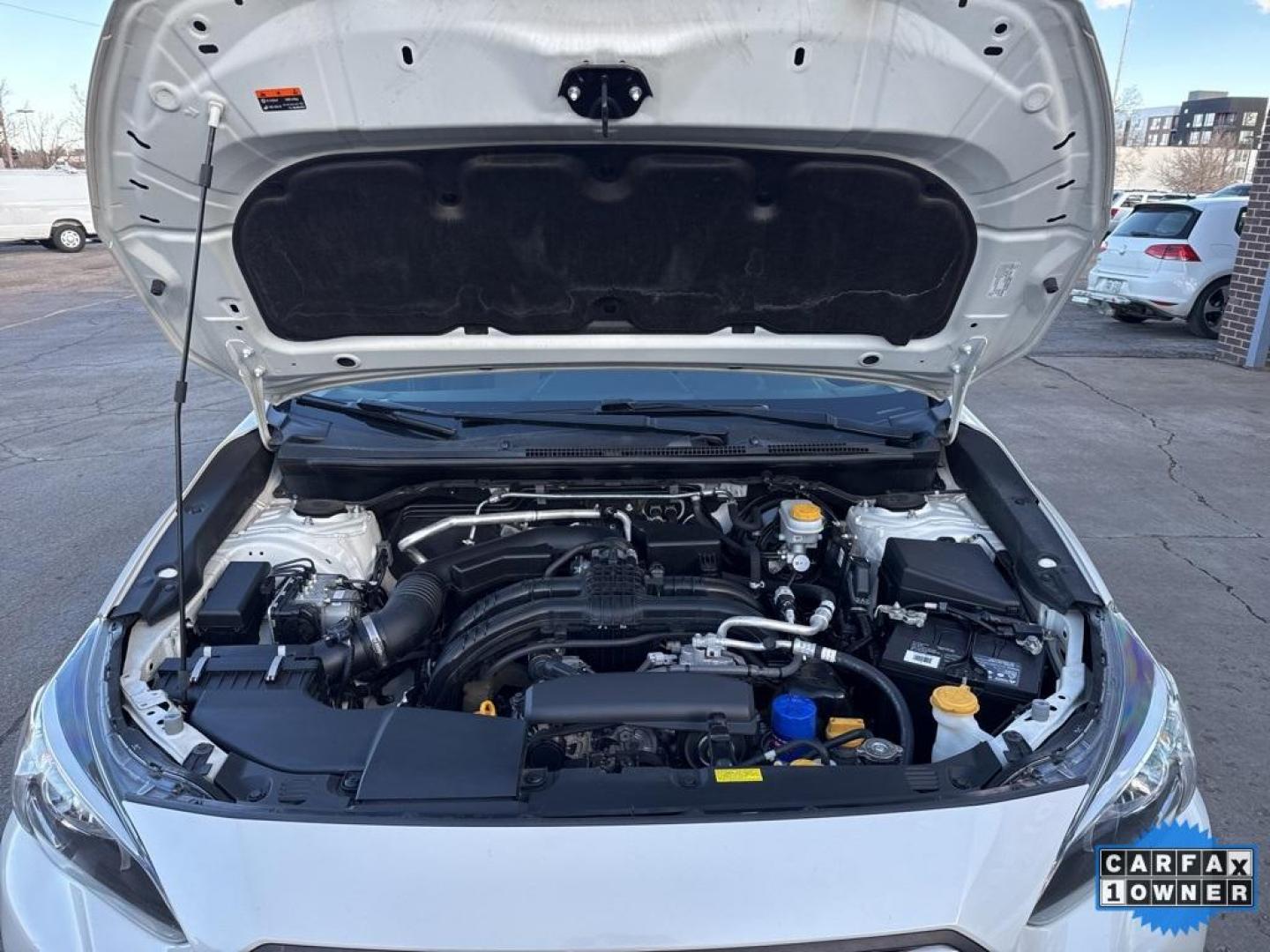 2021 Crystal White Pearl /Black W/Orange Stitching Subaru Crosstrek Premium (JF2GTAEC9M8) with an 2.0L DOHC engine, CVT transmission, located at 10890 W. Colfax Ave., Lakewood, CO, 80215, (303) 274-7692, 39.739914, -105.120132 - 2021 Subaru Crosstrek CARFAX One-Owner. AWD<br><br>D1 Auto NEVER charges dealer fees! All cars have clean titles and have been inspected for mechanical issues. We have financing for everyone. Good credit, bad credit, first time buyers.<br>Clean CARFAX.<br>Please call Lakewood Location 303-274-7692 o - Photo#35