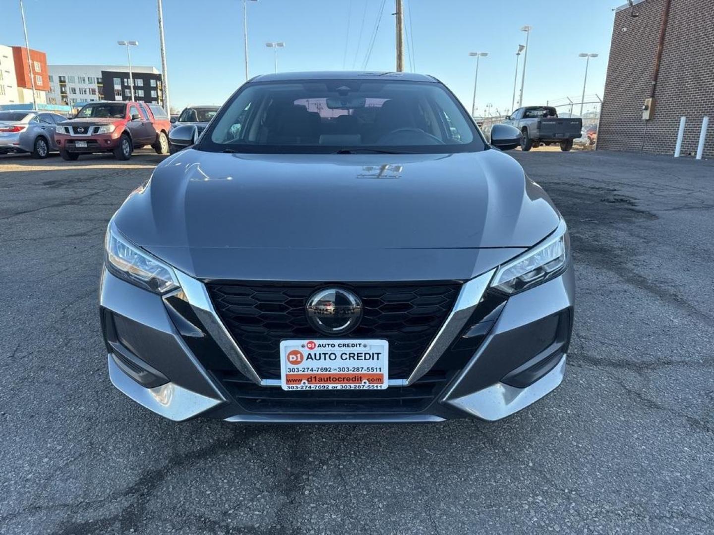 2021 Gun Metallic /Charcoal Nissan Sentra SV (3N1AB8CV3MY) with an 2.0L DOHC engine, CVT transmission, located at 8595 Washington St., Thornton, CO, 80229, (303) 287-5511, 39.852348, -104.978447 - 2021 Nissan Sentra SV, FWD All Cars Have Clean Titles And Are Serviced Before Sale., Apple/Android Car Play, Blind Spot Monitoring, Backup Camera, Collision Warning, Non Smoker, No Pet Odor Or Hair, Sentra SV.<br><br>D1 Auto NEVER charges dealer fees! All cars have clean titles and have been inspect - Photo#1