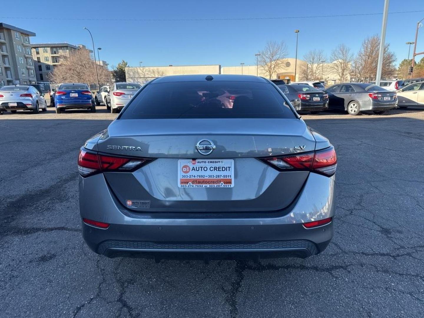 2021 Gun Metallic /Charcoal Nissan Sentra SV (3N1AB8CV3MY) with an 2.0L DOHC engine, CVT transmission, located at 8595 Washington St., Thornton, CO, 80229, (303) 287-5511, 39.852348, -104.978447 - 2021 Nissan Sentra SV, FWD All Cars Have Clean Titles And Are Serviced Before Sale., Apple/Android Car Play, Blind Spot Monitoring, Backup Camera, Collision Warning, Non Smoker, No Pet Odor Or Hair, Sentra SV.<br><br>D1 Auto NEVER charges dealer fees! All cars have clean titles and have been inspect - Photo#5