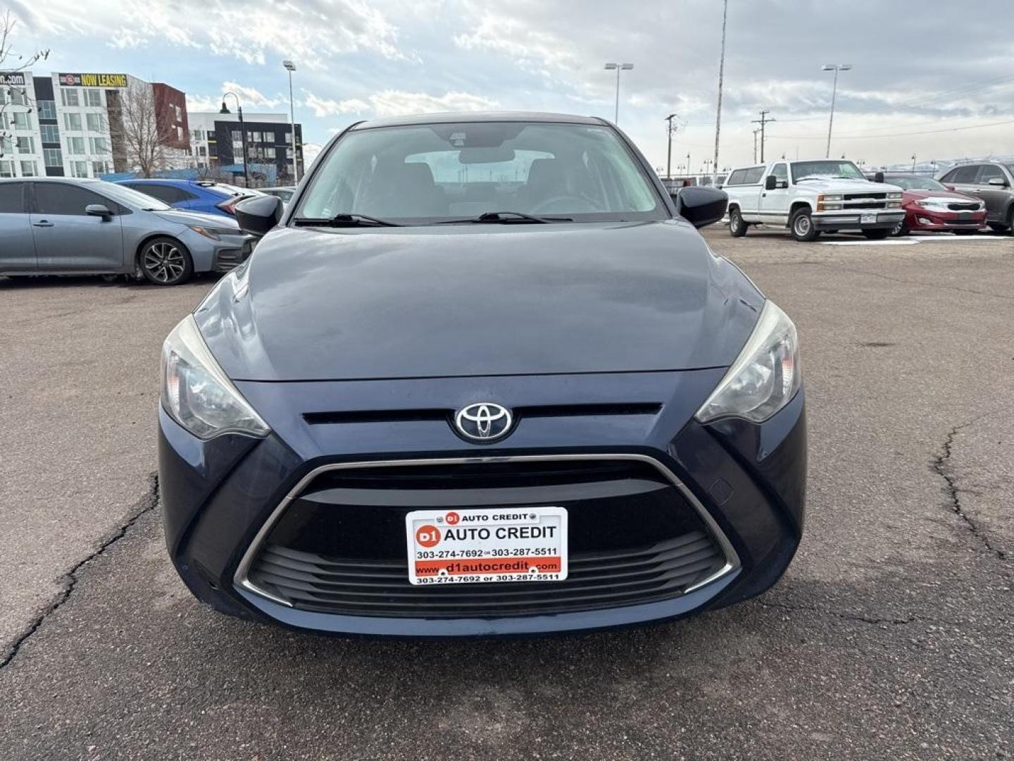 2017 Abyss /Mid Blue Black Toyota Yaris iA Base (3MYDLBYV6HY) with an 1.5L DOHC engine, Automatic transmission, located at 8595 Washington St., Thornton, CO, 80229, (303) 287-5511, 39.852348, -104.978447 - 2017 Toyota Yaris iA FWD<br><br>D1 Auto NEVER charges dealer fees! All cars have clean titles and have been inspected for mechanical issues. We have financing for everyone. Good credit, bad credit, first time buyers.<br>Clean CARFAX.<br>Please call Lakewood Location 303-274-7692 or Thornton 303-287- - Photo#1