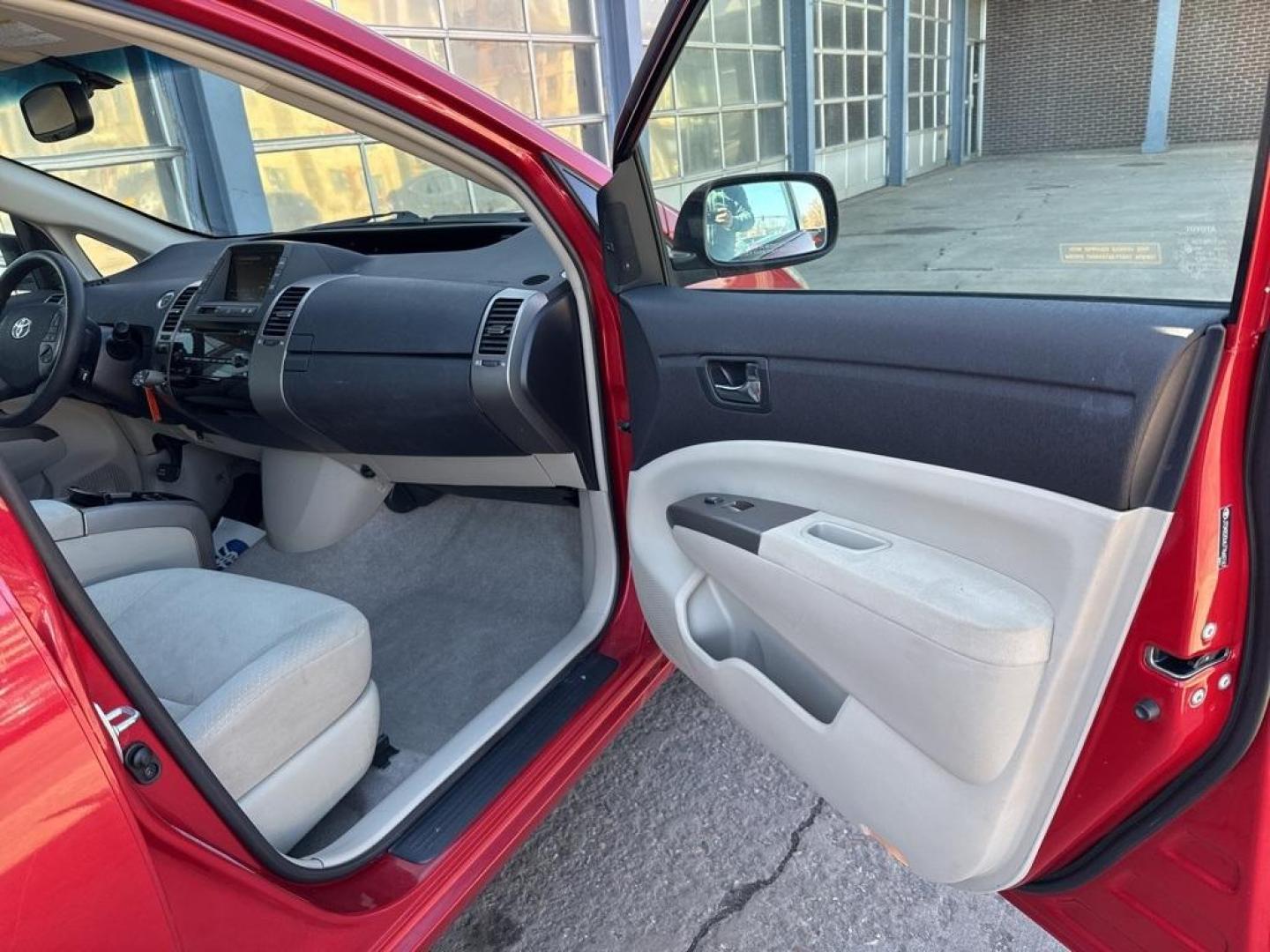 2007 Barcelona Red Metallic /Actual Toyota Prius (JTDKB20U677) with an 1.5L I4 SMPI DOHC engine, CVT transmission, located at 8595 Washington St., Thornton, CO, 80229, (303) 287-5511, 39.852348, -104.978447 - 2007 Toyota Prius FWD 1.5L I4 SMPI DOHC.<br><br>D1 Auto NEVER charges dealer fees! All cars have clean titles and have been inspected for mechanical issues. We have financing for everyone. Good credit, bad credit, first time buyers.<br>Clean CARFAX. Odometer is 57737 miles below market average!<br>P - Photo#25